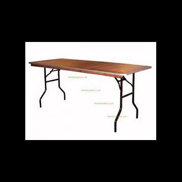 Buffet tafel hout 0,75m x 1,80m