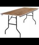 Tafel hout 0,75m x 1,80m