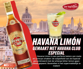 Havana Club Añejo 3 años - Havana Limon - uw topSlijter nb 